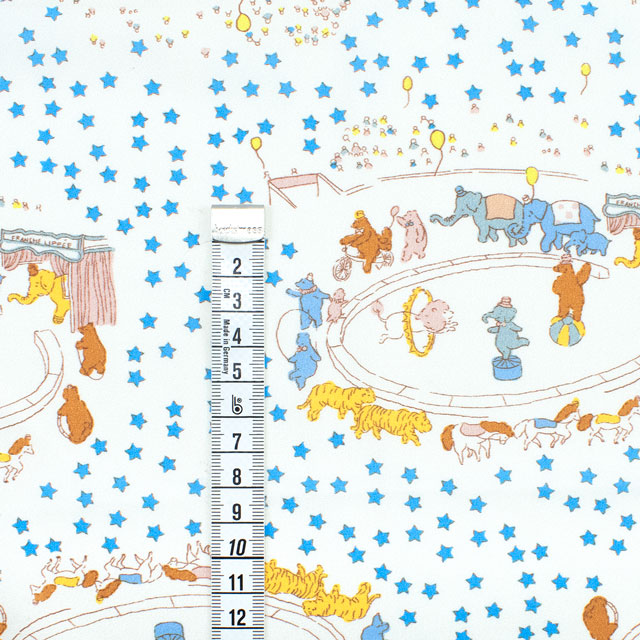 生地 FiN tex-フィンテックス- 動物たち 約140cm幅×50cmカット(OKF-025) 1WH.オフ 09Ae06_